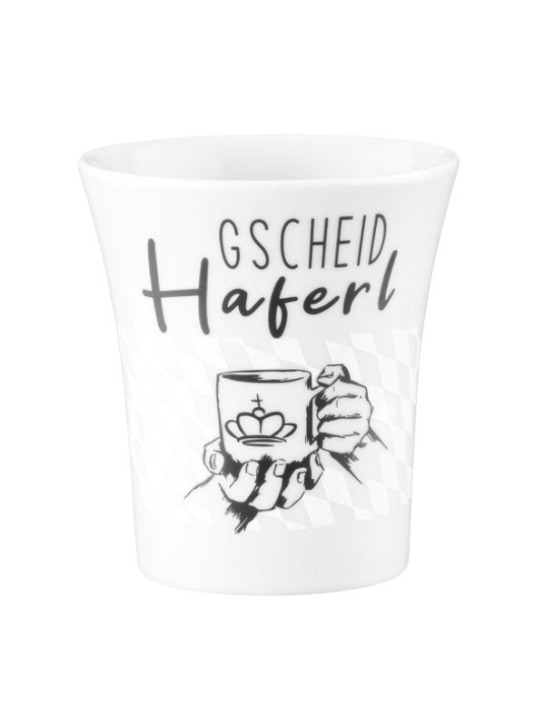 "Gscheid Haferl" Becher mit Henkel 0,4 l  | Seltmann Weiden