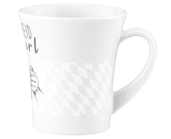 "Gscheid Haferl" Becher mit Henkel 0,4 l  | Seltmann Weiden