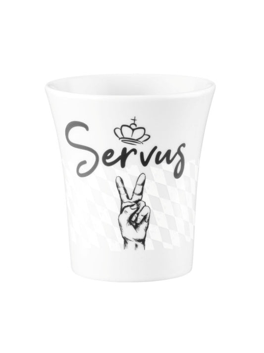 "Servus" Becher mit Henkel 0,4 l  | Seltmann Weiden