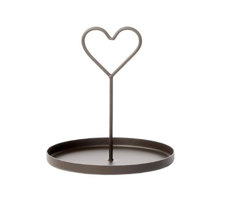 Tablett mit Herzgriff